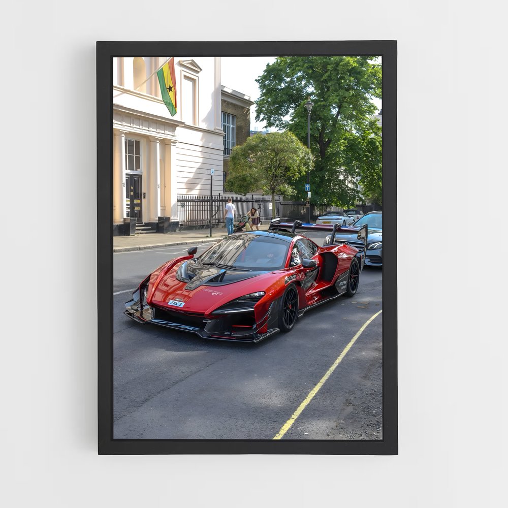 Poster GTR Senna raffiné – affiche Mclaren (vue 2)